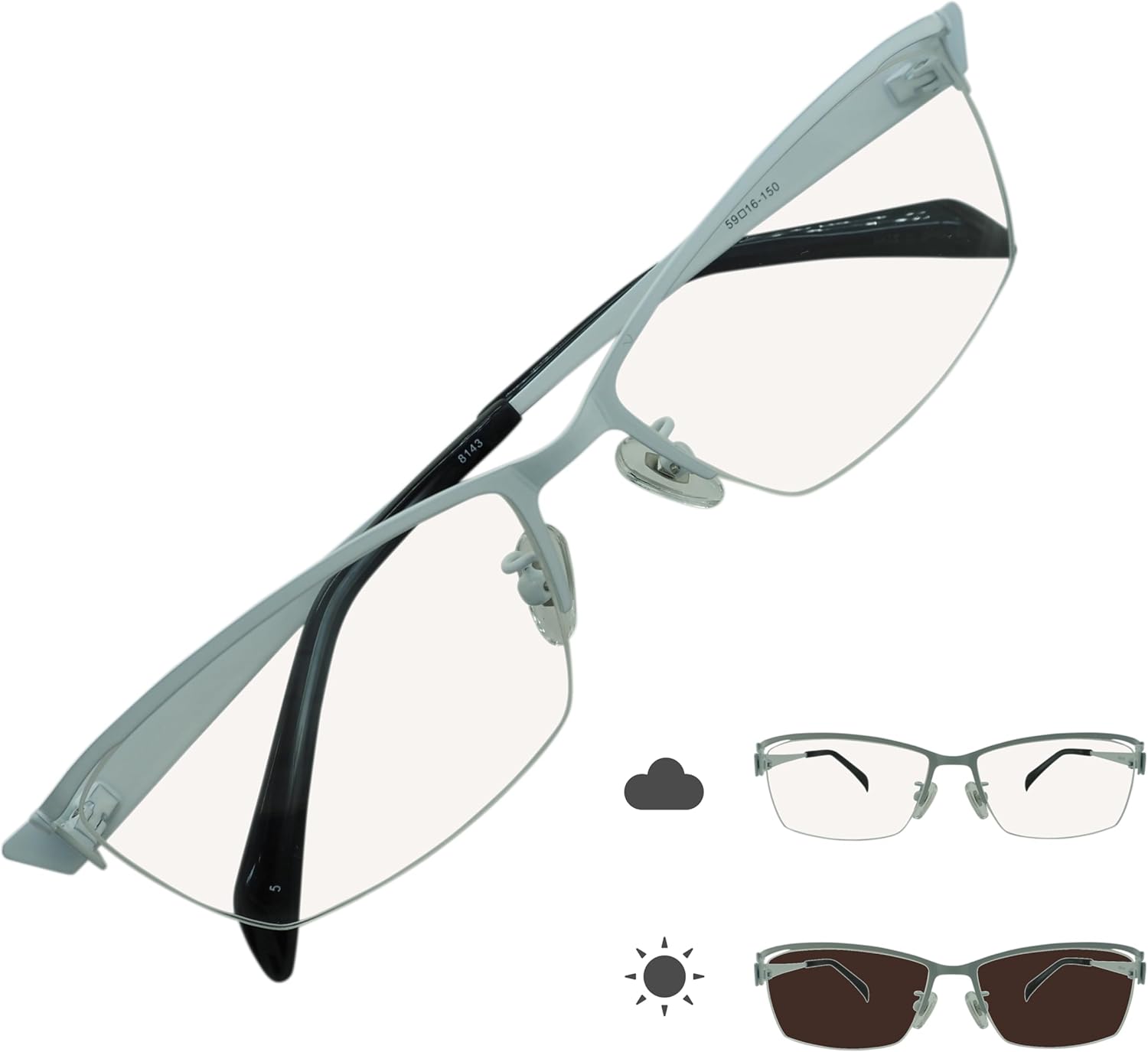 一級品✨Ray-Ban レイバン RB4401D クリア　サングラス　付属品有 Ray-Ban（レイバン） サングラス RB4401D 64478G 57 クリアフレーム